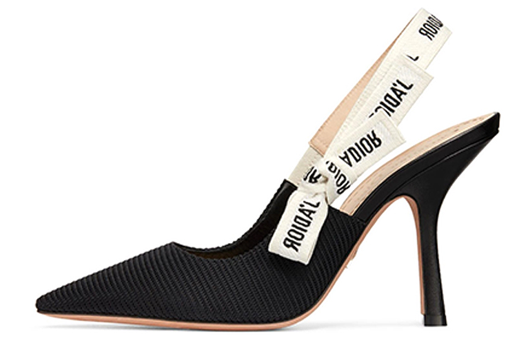 (Women) Dior Decollete 'Elegant Black Mule' KCC201TFL_S900