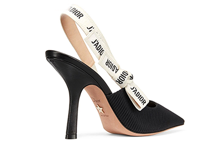 Shop (W) Dior デコルテ エレガント黒ミュール KCC201TFL_S900