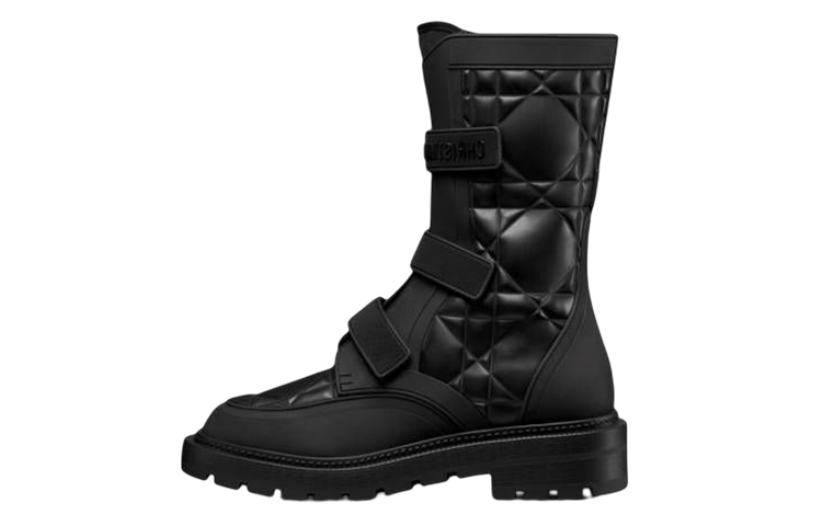 (Women) Dior Dio(r)evolution Black 'Velcro Ankle Boot' KCI854CNU_S900