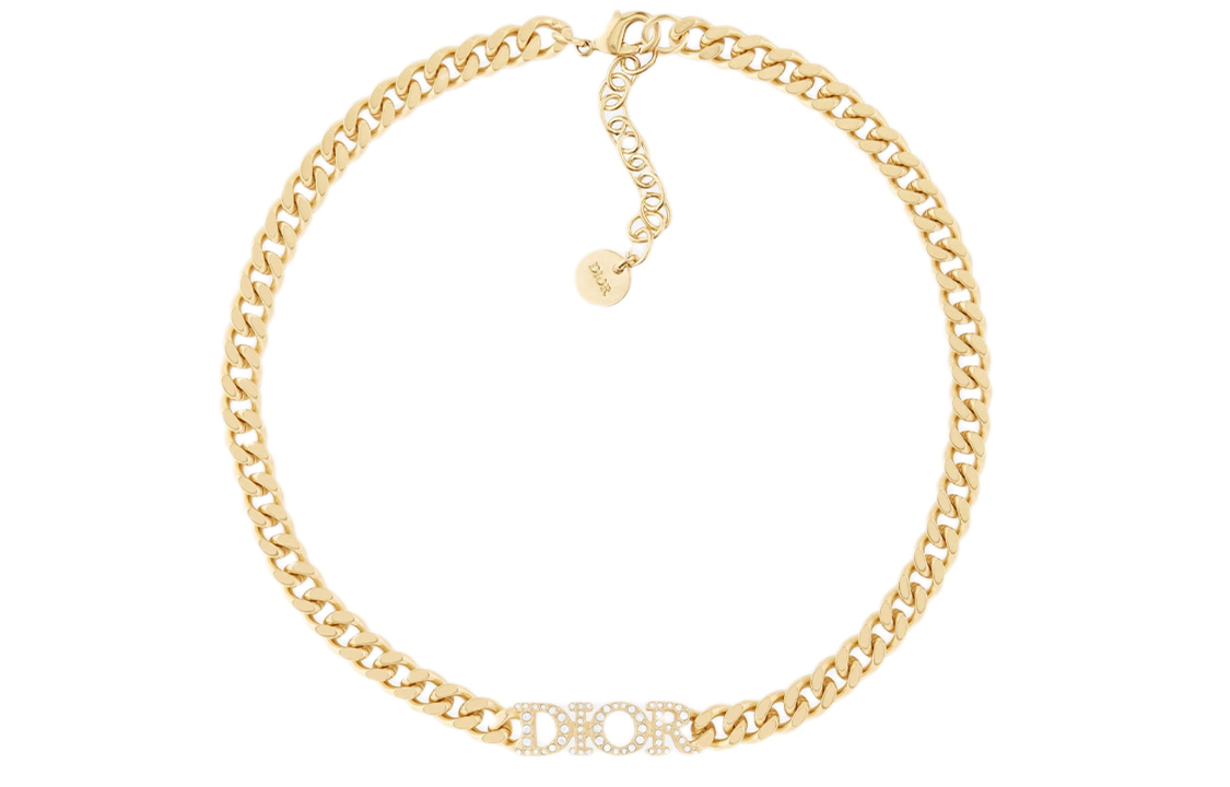 (Women) DIOR DIO(R)EVOLUTION Gold Crystal Metal Necklace for Women. N1583DVOCY-D301 圖 3