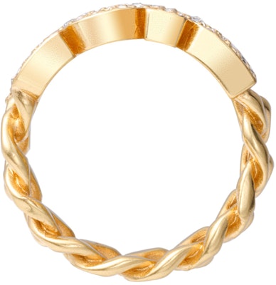 (W) 디올 디오레볼루션 화이트 크리스탈 로고 메탈 반지. R1140DVOCYD301 Shop (W) 디올 디오레볼루션 화이트 크리스탈 로고 메탈 반지. R1140DVOCYD301