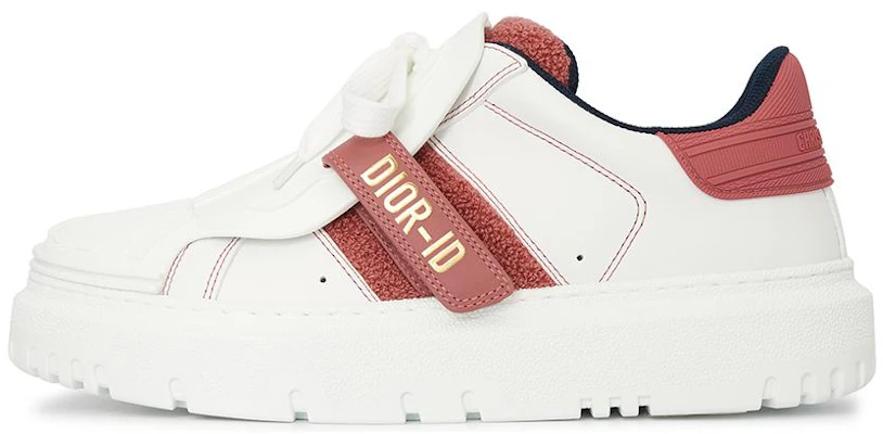 DIOR迪奧 Dior-ID 牛皮 厚底低筒 時尚波鞋 女款 白紅 Buy DIOR迪奧 Dior-ID 牛皮 厚底低筒 時尚波鞋 女款 白紅