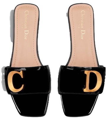 (W) 디올 쎄디올 블랙 레더 플랫 슬라이드 (Dior 쎄디올 블랙 레더 슬라이드) KCQ887VNI_S900 Shop (W) 디올 쎄디올 블랙 레더 플랫 슬라이드 (Dior 쎄디올 블랙 레더 슬라이드) KCQ887VNI_S900