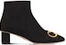 (W) Dior C'est Dior Boot Suede Zip Chunky Tumit 'Hitam Emas' KDI953VVV_S900