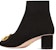 (W) Dior C'est Dior Boot Suede Zip Chunky Tumit 'Hitam Emas' KDI953VVV_S900
