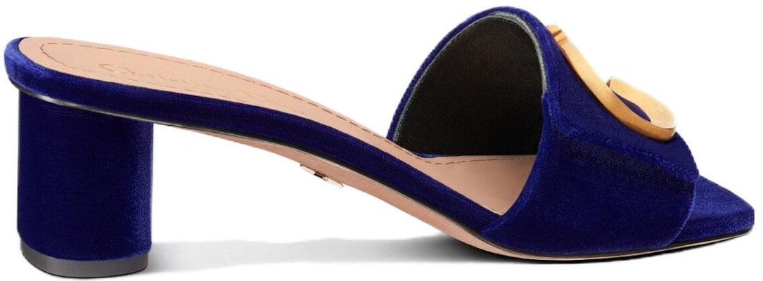 (W) Dior C'est Dior Velvet 'Square Toe Block Heel' Mule Biru KCQ886VEV_S22B Order (W) Dior C'est Dior Velvet 'Square Toe Block Heel' Mule Biru KCQ886VEV_S22B