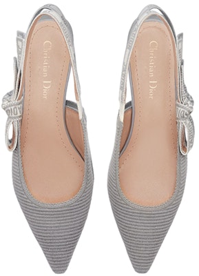(W) Dior J'Adior Ballet Flat 'Abu-abu' KCB660EFR_S23G Shop (W) Dior J'Adior Ballet Flat 'Abu-abu' KCB660EFR_S23G