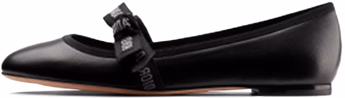 (Women) Dior J'Adior 'Bow Flat' Black KCB450LAR_S20X (Women) Dior J'Adior 'Bow Flat' Black KCB450LAR_S20X