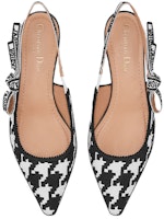 (W) Dior ジャディオール 千鳥格子 スリングバック (黒) KCB660MPP_S19W Shop (W) Dior ジャディオール 千鳥格子 スリングバック (黒) KCB660MPP_S19W