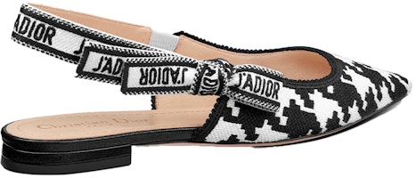 (W) Dior ジャディオール 千鳥格子 スリングバック (黒) KCB660MPP_S19W Purchase (W) Dior ジャディオール 千鳥格子 スリングバック (黒) KCB660MPP_S19W