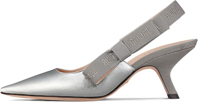 (Women) Dior J'Adior High-Heeled Slide 'Silver' KDP838LMS_S46K (Women) Dior J'Adior High-Heeled Slide 'Silver' KDP838LMS_S46K