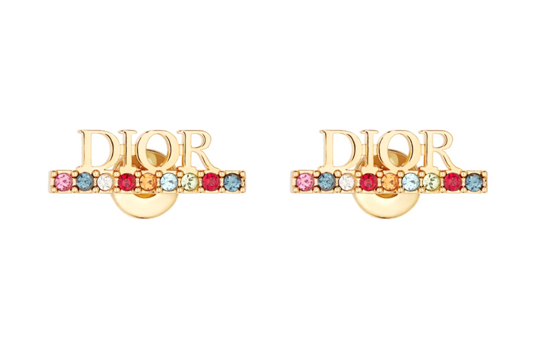 (Women) Dior DIOR(R)EVOLUTION Multi-Color Crystal Stud Earrings for Women E1456DVOCY-D665
