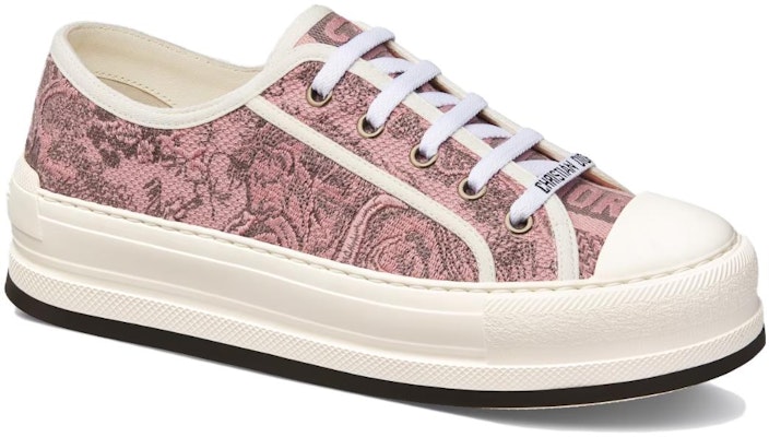 (Women) Dior Walk'n'Dior Low-Top Sneakers 'Pink Embroidered Canvas' KCK385TJE_S62P Order (Women) Dior Walk'n'Dior Low-Top Sneakers 'Pink Embroidered Canvas' KCK385TJE_S62P