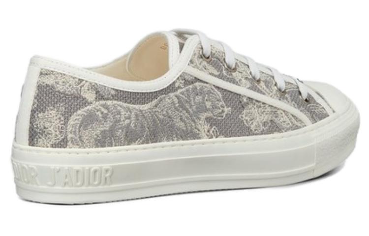 Shop (W) Dior Walk'n'Dior Sneaker Rendah 'Cetakan Reverse Rue' KCK211TJE_S37W