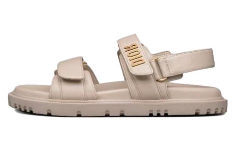 (Women) Dior Dioract 'Beige Leather Sandal' KCQ547LAB_S16T