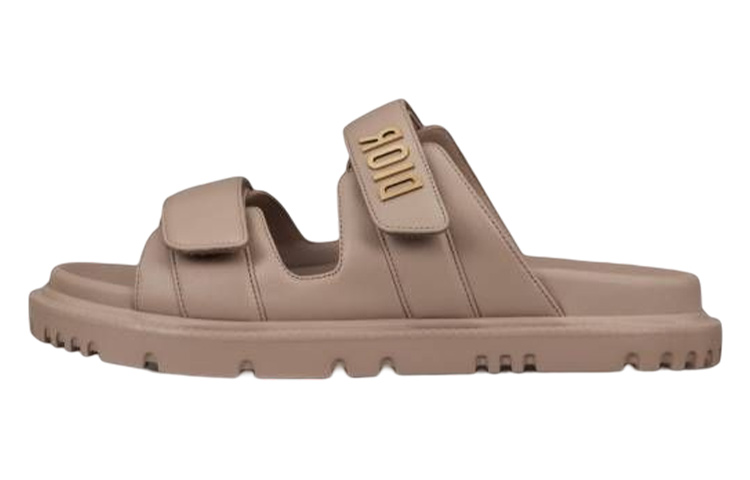 (Women) Dior DiorAct 'Brown Velcro Platform Sandal' KCQ718LAB_S38M