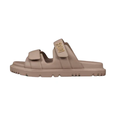 (W) Dior DiorAct 'Brown Velcro Platform Sandal'