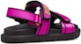 (W) Sandal Rata Dior DiorAct 'Logo Merah Jambu' KCQ868SLB_S65P