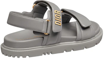 Shop (Women) Dior DiorAct Leather Gray 'Versatile Comfort Fashion Slide' KCQ547LAB_S33G
