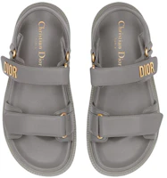 Purchase (Women) Dior DiorAct Leather Gray 'Versatile Comfort Fashion Slide' KCQ547LAB_S33G