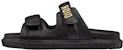 (W) Sandal Dior Dioract 'Hitam' KCQ718LAB_S900
