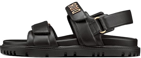 (Women) Dior Dioract Sandal 'Black Gold' KCQ547LAB-S900 (Women) Dior Dioract Sandal 'Black Gold' KCQ547LAB-S900