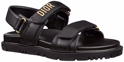 Lookbook (W) Sandal Dior Dioract 'Hitam Emas' KCQ547LAB-S900