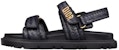 (W) Sandal Dior DiorAct 'Logo Hitam Raffia' KCQ840WJU_S900