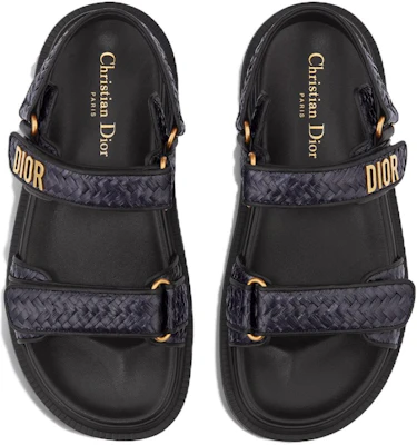 (W) Dior DiorAct Sandale ''Schwarzes Logo Raffia'' KCQ840WJU_S900 Shop (W) Dior DiorAct Sandale ''Schwarzes Logo Raffia'' KCQ840WJU_S900