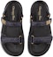 Shop (W) Sandal Dior DiorAct 'Logo Hitam Raffia' KCQ840WJU_S900