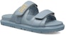 (W) Sandal Dior DiorAct 'Kulit Anak Biru Hujung Terbuka' KCQ718LAB_S18N