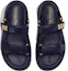 Shop (W) Sandal Dior DiorAct 'Biru Gelap' KCQ547LAB_S68B