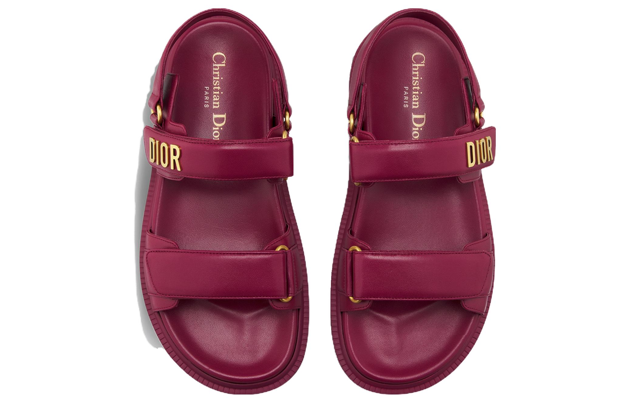Shop (W) Sandal Dior DiorAct 'Ungu Pekat' KCQ547LAB_S24V