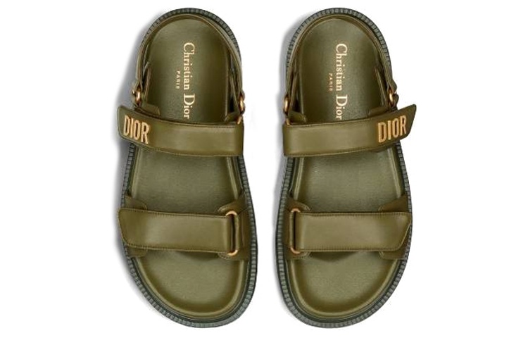 Lookbook (W) 迪奥DiorAct凉鞋‘魔术贴绿色’ KCQ547LA_B11H