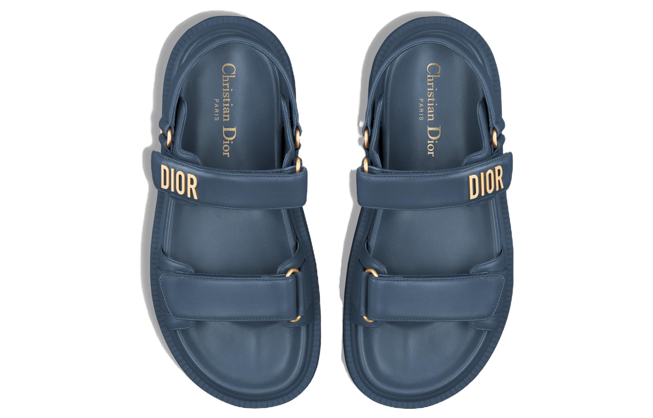 Shop (W) Dior ディオールアクト サンダル「ペールミッドナイトブルー」 KCQ547LAB_S23N