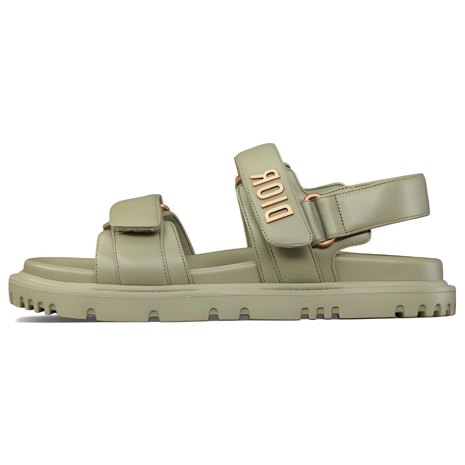 (Women) Dior Dioract Sandal 'Pastel Peyote Green' KCQ547LAB-S65H