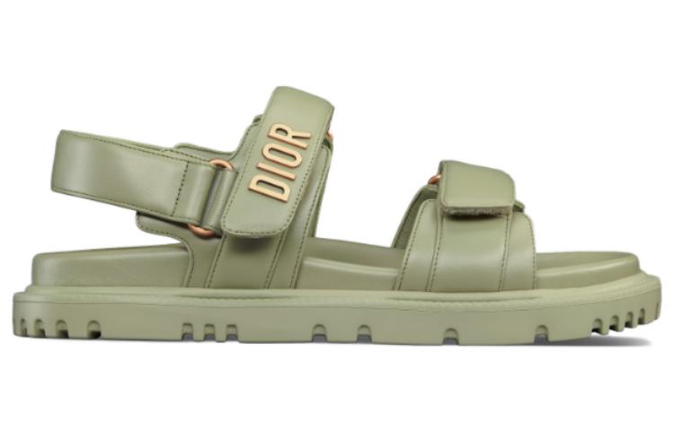 Order (W) Dior Dioract Sandal ''Pastel Peyote Groen'' KCQ547LAB-S65H