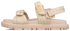 Buy (W) Sandal Dior DiorAct 'Tan Logo Velcro' KCQ840WJU_S23Y