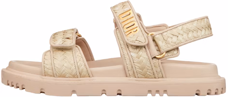 (Women) Dior DiorAct Sandal 'Tan Logo Velcro' KCQ840WJU_S23Y (Women) Dior DiorAct Sandal 'Tan Logo Velcro' KCQ840WJU_S23Y
