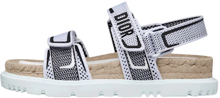 (Women) Dior Dioract Sandal 'White Black' KCQ691TKJ-S19W (Women) Dior Dioract Sandal 'White Black' KCQ691TKJ-S19W