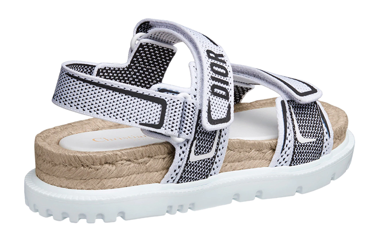 Shop (Women) Dior Dioract Sandal 'White Black' KCQ691TKJ-S19W