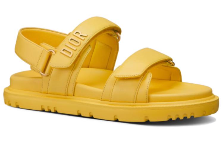 Lookbook (W) Dior ディオールアクト サンダル "イエローマジックテープ" KCQ547LAB_S32Y