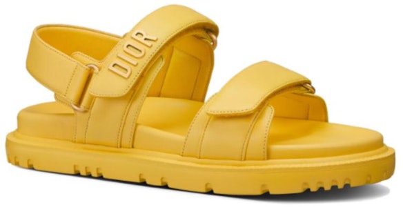 (W) 迪奥 DiorAct凉鞋 '黄色魔术贴' KCQ547LAB_S32Y Lookbook (W) 迪奥 DiorAct凉鞋 '黄色魔术贴' KCQ547LAB_S32Y