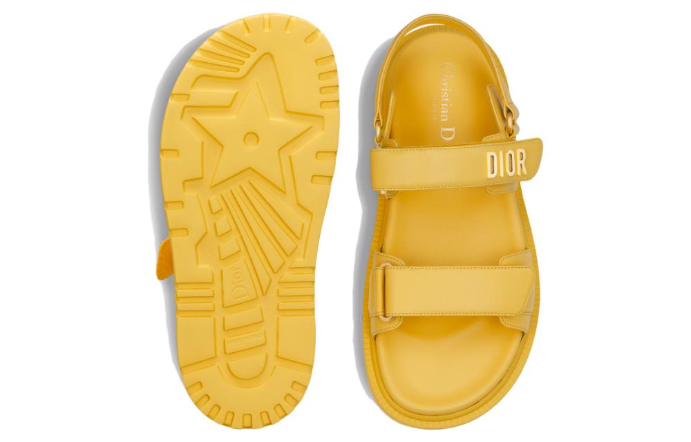 Shop (W) Dior ディオールアクト サンダル "イエローマジックテープ" KCQ547LAB_S32Y