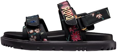 (Women) Dior DIORact Sandal Black Multicolor KCQ549FWL_S900 (Women) Dior DIORact Sandal Black Multicolor KCQ549FWL_S900