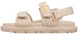 (W) Sandal Dior DIORact Beige Serbuk Kulit Anak Biri-Biri KCQ547LAB_S51U