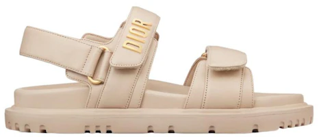 Order (Women) Dior DIORact Sandal Powder Beige Lambskin KCQ547LAB_S51U