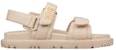 (W) Sandal Dior DIORact Beige Serbuk Kulit Anak Biri-Biri KCQ547LAB_S51U