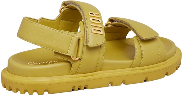 (W) Dior DIORact Sandal Kuning Saffron Lambskin KCQ547LAB_S30Y Lookbook (W) Dior DIORact Sandal Kuning Saffron Lambskin KCQ547LAB_S30Y