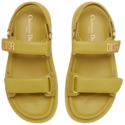 (W) Dior DIORact Sandal Kuning Saffron Lambskin KCQ547LAB_S30Y Shop (W) Dior DIORact Sandal Kuning Saffron Lambskin KCQ547LAB_S30Y